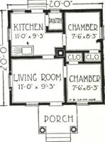 An illustration from A plan book of Harris homes. (1918)