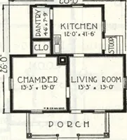 An illustration from A plan book of Harris homes. (1918)