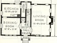 An illustration from A plan book of Harris homes. (1918)