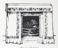 Picture 12 of 20 from A practical guide to stencilling / by Frank Gibson. (1913), leaf 35