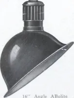 An illustration from Abolites porcelain-enameled steel reflector equipment for efficient and economical industrial lighting. (1919)