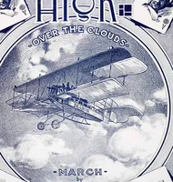 An illustration from Aces high : over the clouds : march (1918)