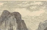 An illustration from Adventures of two youths in the open Polar Sea. The voyage of the "Vivian" to the north pole and beyond (1885)