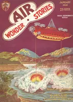 An illustration from Air Wonder Stories, Vol. 1, No. 7 (January 1930) (1930)