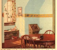 An illustration from Alabastine home color book (1928)