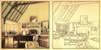 An illustration from Alabastine home color book (1928)