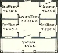 An illustration from Aladdin Houses 1915 (1915)