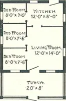 An illustration from Aladdin Houses 1915 (1915)