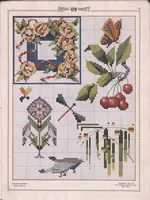 Picture 1 of 12 from Album of cross stitch and embroidery. (1915), leaf 6