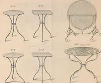 An illustration from Album des meubles de jardins et porte-bouteilles (1885)