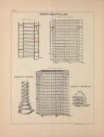 An illustration from Album des meubles de jardins et porte-bouteilles (1885)