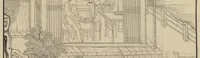 An illustration from 畊織圖 Pictures of Tilling and Weaving (1815)