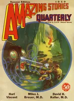 An illustration from Amazing Stories Quarterly, Vol. 2, No. 3 (July 1929) (1929)