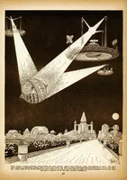 An illustration from Amazing Stories, Vol. 3, No. 1 (April 1928) (1928)