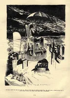 An illustration from Amazing Stories, Vol. 4, No. 4 (July 1929) (1929)
