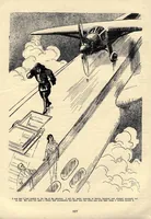 An illustration from Amazing Stories, Vol. 4, No. 4 (July 1929) (1929)