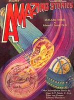 An illustration from Amazing Stories, Vol. 5, No. 5 (August 1930) (1930)