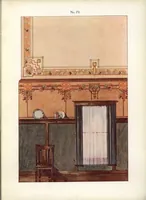 An illustration from American decorator: a collection of colored sketches for the use of painter and decorators. (1917)