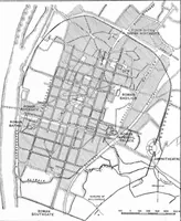 An illustration from Ancient town-planning (1913)