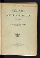 An illustration from Annuario astronomico R. Osservatorio astronomico di Torino, 1906 (1906)