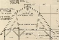Picture 421 of 461 from Architectural details for every type of building : a practical drafting room guide for contractors, builders, lumber dealers, millmen, draftsmen and architects. (1921), leaf 136