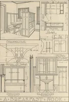 Picture 122 of 461 from Architectural details for every type of building : a practical drafting room guide for contractors, builders, lumber dealers, millmen, draftsmen and architects. (1921), leaf 35