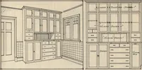 Picture 123 of 461 from Architectural details for every type of building : a practical drafting room guide for contractors, builders, lumber dealers, millmen, draftsmen and architects. (1921), leaf 36
