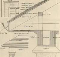 Picture 132 of 461 from Architectural details for every type of building : a practical drafting room guide for contractors, builders, lumber dealers, millmen, draftsmen and architects. (1921), leaf 39