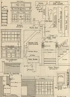 Picture 173 of 461 from Architectural details for every type of building : a practical drafting room guide for contractors, builders, lumber dealers, millmen, draftsmen and architects. (1921), leaf 61