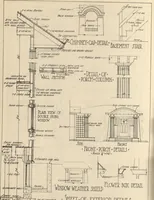 Picture 184 of 461 from Architectural details for every type of building : a practical drafting room guide for contractors, builders, lumber dealers, millmen, draftsmen and architects. (1921), leaf 67