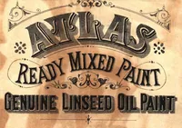 An illustration from Atlas ready mixed paint: genuine linseed oil paint. (1900)