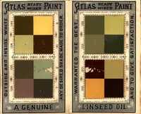 Picture 2 of 2 from Atlas ready mixed paint: genuine linseed oil paint. (1900), leaf 1