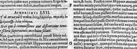 An illustration from Francisci Vallesii... in Aphorismos Hippocratis Commentarii VII... nunc iterum Ioan. Petri Ayroldi Marcelliani opera & industria fidelius elegantiusque editi... (1589)