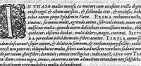 An illustration from Hieronymi Mercurialis,... Commentarii eruditissimi in Hippocratis,... Prognostica, Prorrhetica, de Victus ratione in morbis acutis et Epidemicas historias [cum versione eorum latina], quibus accessere tractatus luculentissimi de hominis generatione, vino et aqua balneisque pisanis, a Marco Cornacchino,... nunc primum in lucem editi... (1602)