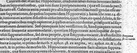 An illustration from Hieronymi Mercurialis,... Commentarii eruditissimi in Hippocratis,... Prognostica, Prorrhetica, de Victus ratione in morbis acutis et Epidemicas historias [cum versione eorum latina], quibus accessere tractatus luculentissimi de hominis generatione, vino et aqua balneisque pisanis, a Marco Cornacchino,... nunc primum in lucem editi... (1602)