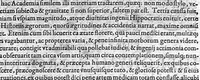 An illustration from Hieronymi Mercurialis,... Commentarii eruditissimi in Hippocratis,... Prognostica, Prorrhetica, de Victus ratione in morbis acutis et Epidemicas historias [cum versione eorum latina], quibus accessere tractatus luculentissimi de hominis generatione, vino et aqua balneisque pisanis, a Marco Cornacchino,... nunc primum in lucem editi... (1602)