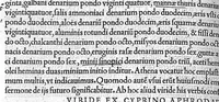 An illustration from C. Galeni De compositione medicamentorum kata gene, libri septem, Ioanne Guinterio interprete (1530)