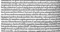 An illustration from Claudii Galeni Pergameni De compositione medicamentorum secundum locos, : seu quae unicuique corporis parti conueniunt, libri decem (1535)