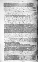 An illustration from Plus quam commentum in Parvam Galeni artem Turisani Florentini medici praestantissimi, cum duplici textus interpretatione, antiqua scilicet et Leoniceni, et ejusdem [Turisani] libello de Hypostasi, opus... quod olim quidem Jul. Martianus Rota,... pluribus auxit et emendavit ; nunc vero... recognitum... additis quibusdam ad eandem rem pertinentibus, denuo imprimendum curavimus. Ea autem sunt : Hali qui eandem Galeni Artem primus exposuit ; Joannitii ad eandem introductio ; Gentilis qui primum ejusdem Artis librum... declaravit ; Nicolai Leoniceni Quaestio de tribus doctrinis... (1557)