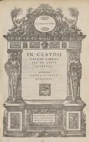 An illustration from Tomus primus commentariorum in Claudii Galeni opera, medicorum principis. Complectens interpretationem Artis medicæ, & librorum sex De locis affectis. (1564)