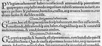 An illustration from Pauli Aeginetae Medici insignis Opus divinum, quo vir ille vastissimum totius artis oceanum,Laconica brevitate, sensibus argutis, merisque aphorismis in epitomen redegit. (1532)