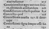 An illustration from Aetii medici graeci contractae ex veteribus medicinae tetrabiblios hoc est, quaternio, sive libri universales quatuor, ... per Janum Cornarium medicum physicum Latine conscripti (1549)