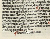An illustration from Liber canonis primus [-quintus] quem princeps aboali abincenni de medicine edidit : translatum a magistro Gerardo cremonensi in Toledo ab arabico in latinum