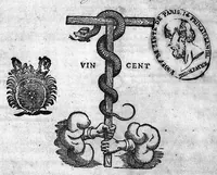An illustration from Joannis Herculani in Avicennae quarti canonis fen in qua de febribus agitur, ... explicatio... (1560)