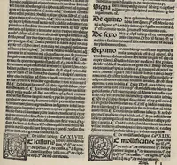 An illustration from Excellentissimi medici Guilielmi Brixiensis aggregatoris dictorum illustrium medicorum ad unamquamque egritudinem a capite ad pedes practica, nunc primum ad communem usum edita et impressa. Ejusdem de febribus tractatus optimus, de peste, de consilio observando tempore pestilentiali, ac etiam de cura pestis tractatus perspicuus ejusdem (1508)