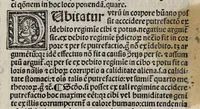 An illustration from Expositio Ugonis Senensis super libros Tegni Galieni