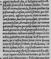 An illustration from Hieronymi Cardani ... in Septem Aphorismorum Hippocratis particulas Commentaria...eiusdem, De Venenorum differentiis, viribus, et adversus ea remediorum praesidiis : ac praesertim de Pestis generibus omnibus, praeservatione et cura, Libri III. Item, de Providentia temporum liber (1564)