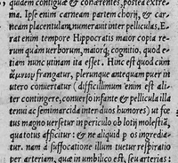 An illustration from Hieronymi Cardani ... in Septem Aphorismorum Hippocratis particulas Commentaria...eiusdem, De Venenorum differentiis, viribus, et adversus ea remediorum praesidiis : ac praesertim de Pestis generibus omnibus, praeservatione et cura, Libri III. Item, de Providentia temporum liber (1564)