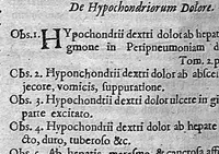 An illustration from Theophili Boneti ... Sepulchretum sive anatomia practica : ex cadaveribus morbo denatis, proponens historias et observationes omnium humani corporis affectuum, ipsorumq; causas reconditas revelans. Quo nomine, tam pathologiae genuinae, quàm nosocomiae orthodoxae fundatrix, imo medicinae veteris ac novae promptuarium, dici meretur. Cum indicibus necessariis / Théophile Bonet. - Editio altera, quam novis commentariis et observationibus innumeris illustravit, ac tertia ad minimum parte auctiorem fecit Johannes Jacobus Mangetus ... Tomus tertius (1700)