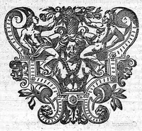 An illustration from Les Oeuvres de N. Abraham de La Framboisière... où sont méthodiquement descrites l'histoire du monde, la médecine, la chirurgie et la pharmacie, pour la conservation de la santé, et la guérison des maladies internes et externes ... (1669)